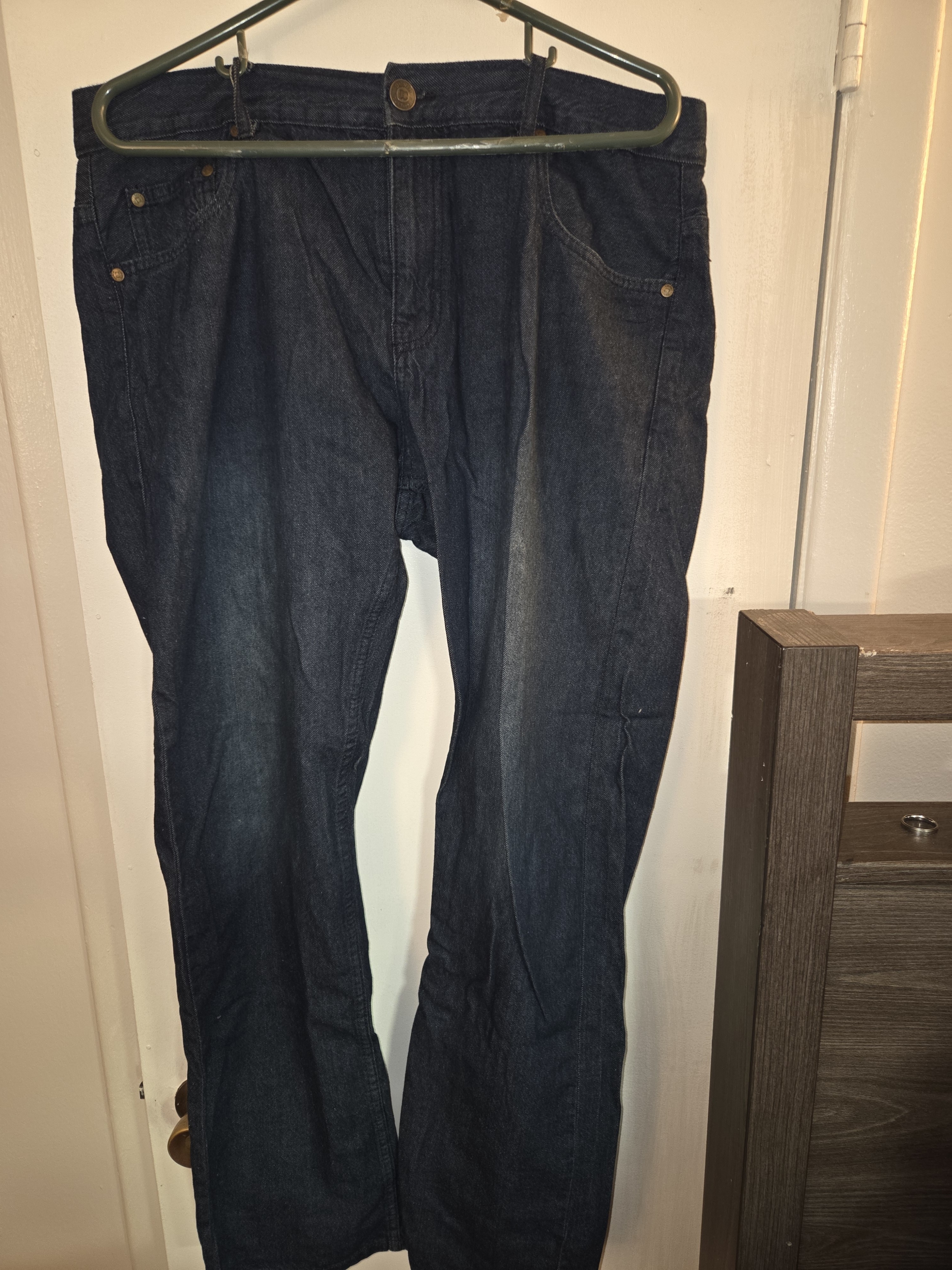 Mens Bootcut Jeans In Dark Indigo